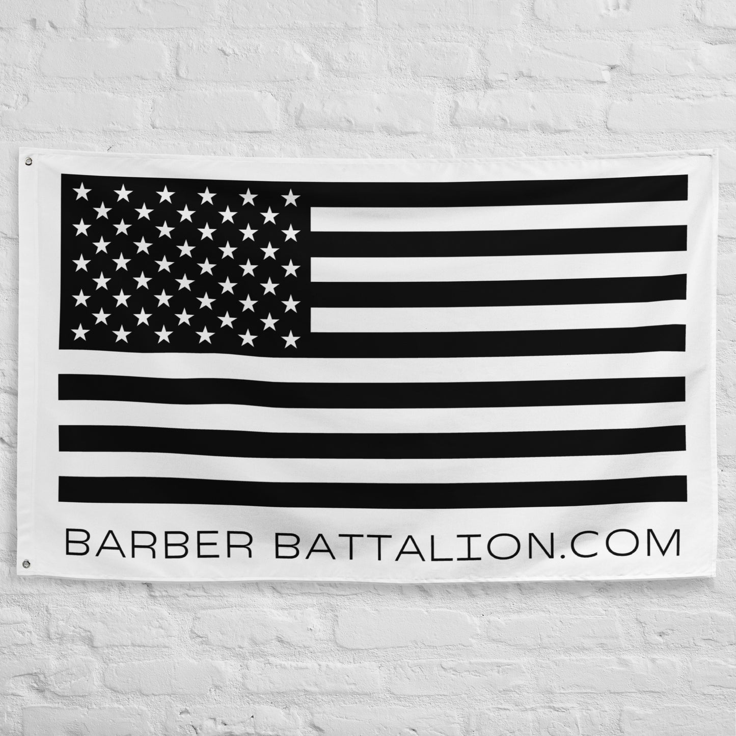 BARBER BATTALION USA FLAG