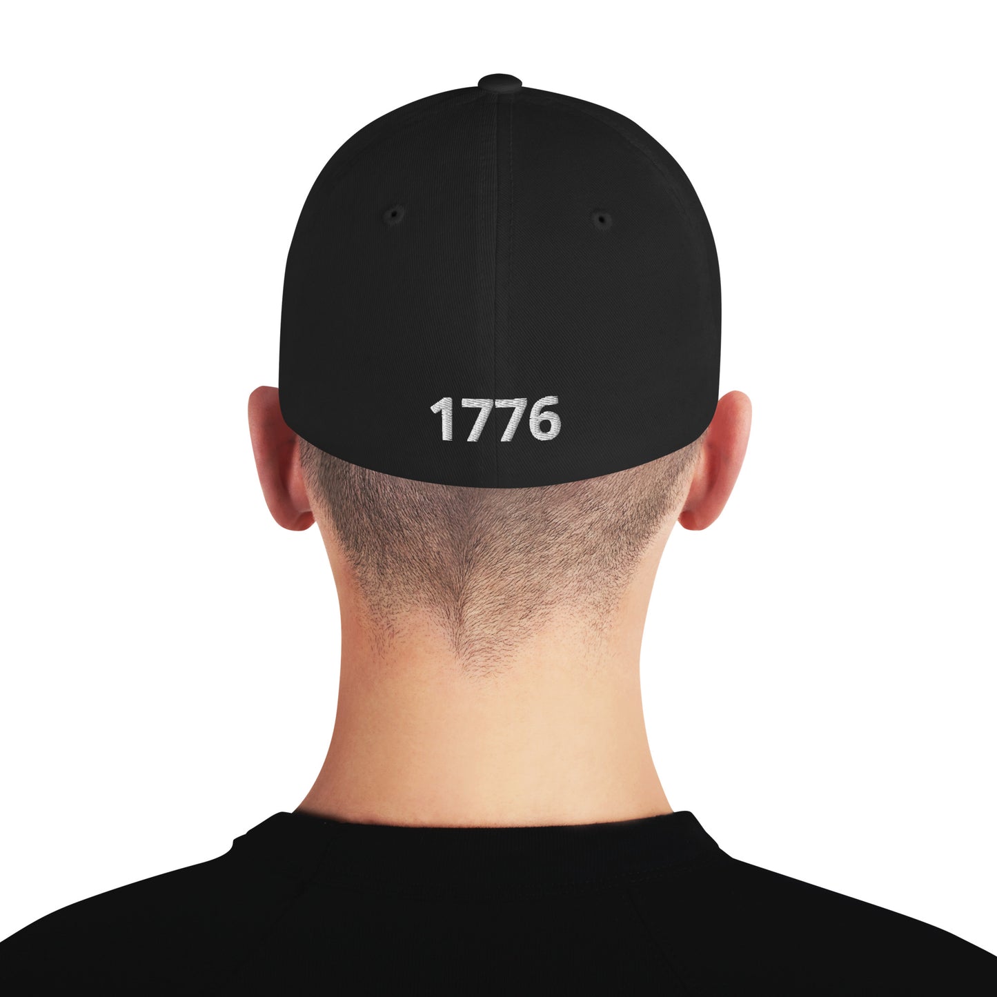 FITTED BARBER HAT (WHITE PUFF)