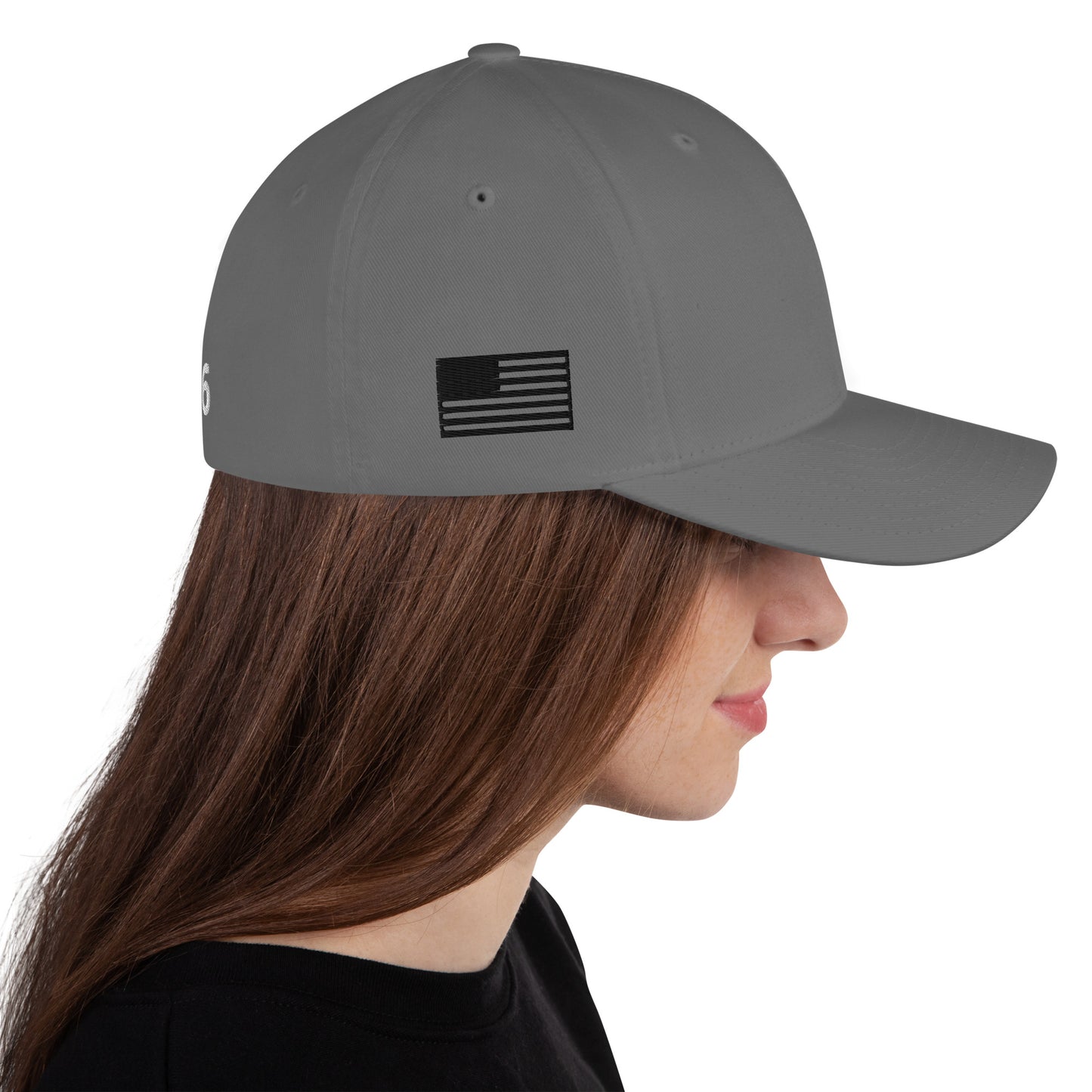 FITTED BARBER HAT (WHITE PUFF)